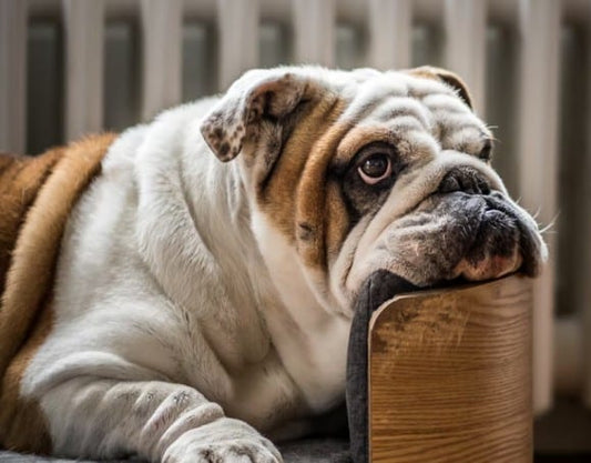 overweight dog